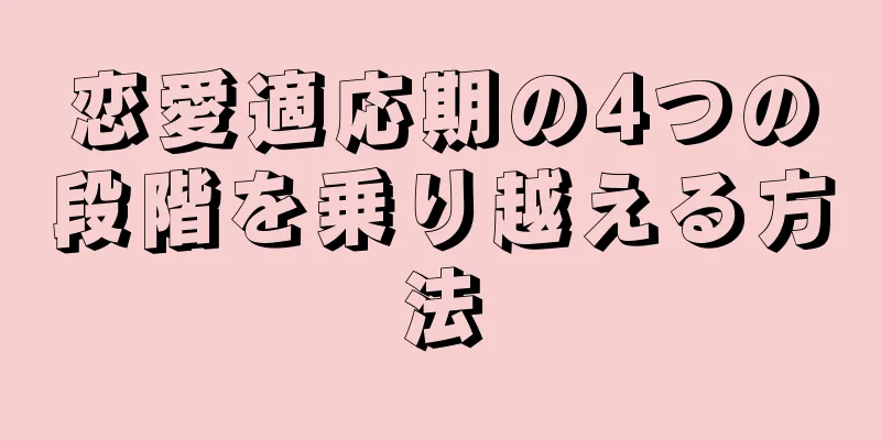 恋愛適応期の4つの段階を乗り越える方法