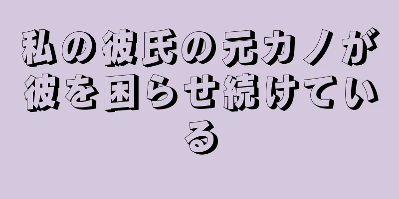 私の彼氏の元カノが彼を困らせ続けている