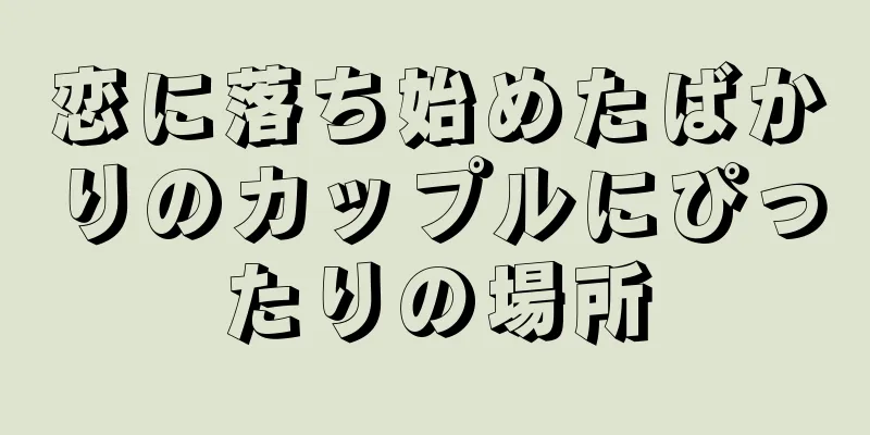 恋に落ち始めたばかりのカップルにぴったりの場所