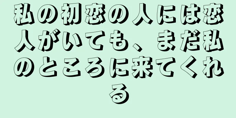 私の初恋の人には恋人がいても、まだ私のところに来てくれる