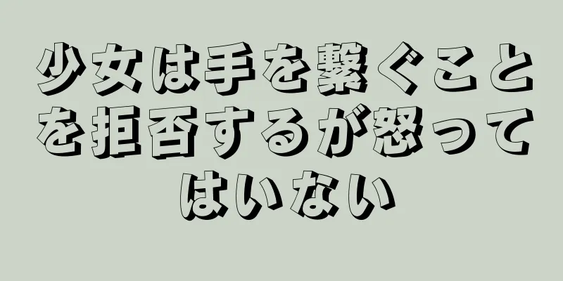 少女は手を繋ぐことを拒否するが怒ってはいない
