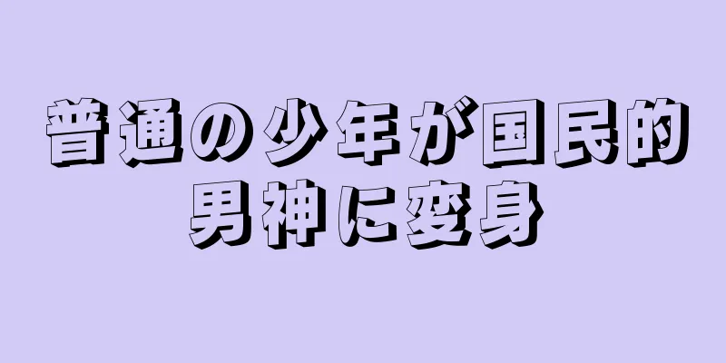 普通の少年が国民的男神に変身