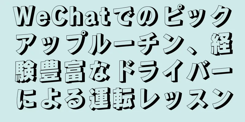 WeChatでのピックアップルーチン、経験豊富なドライバーによる運転レッスン