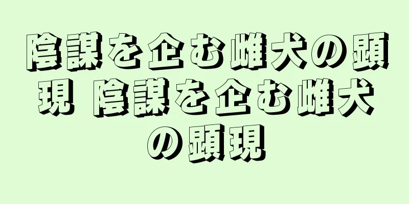 陰謀を企む雌犬の顕現 陰謀を企む雌犬の顕現