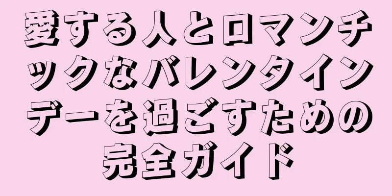 愛する人とロマンチックなバレンタインデーを過ごすための完全ガイド