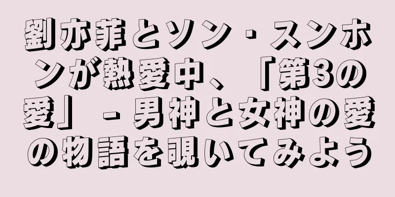劉亦菲とソン・スンホンが熱愛中、「第3の愛」 - 男神と女神の愛の物語を覗いてみよう