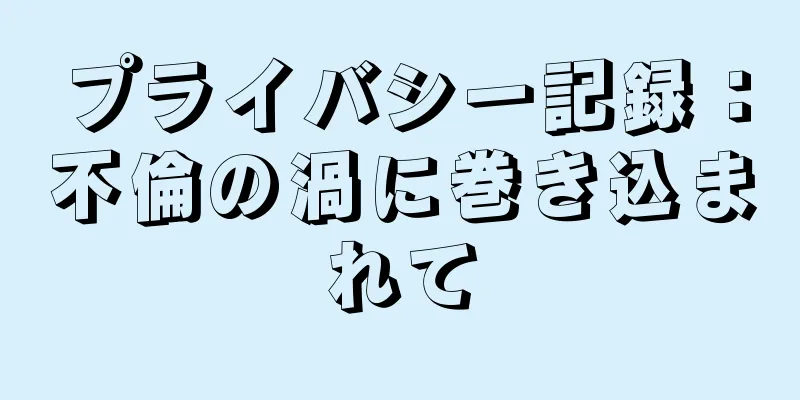 プライバシー記録：不倫の渦に巻き込まれて